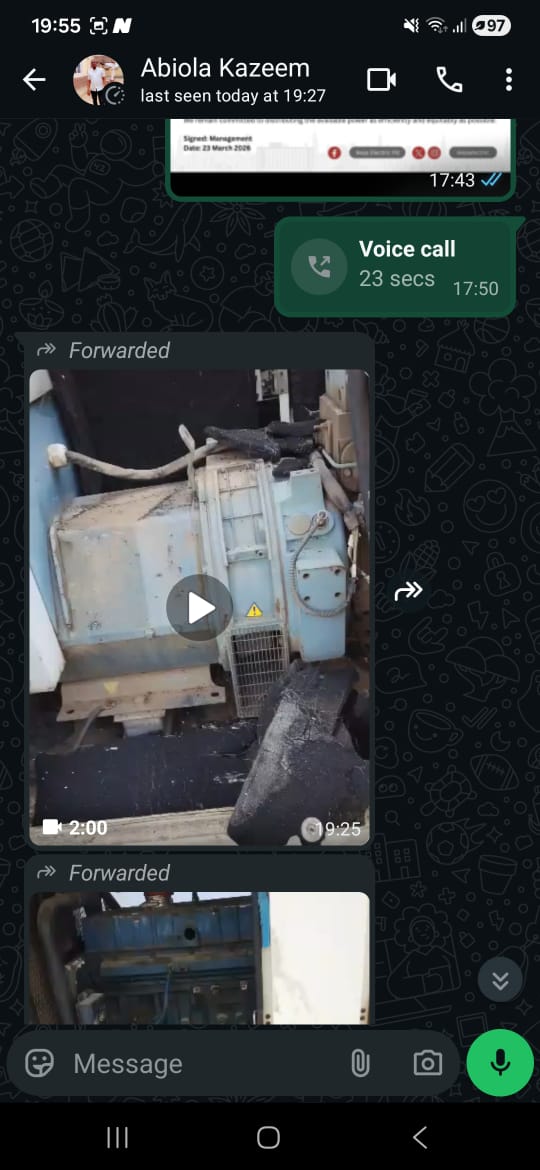 200KVA GENERATOR – LOT 3